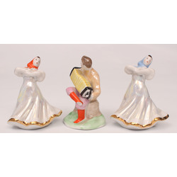 Porcelain figurines “Songs and dances”(3 piec.) 