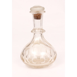 Small glass decanter