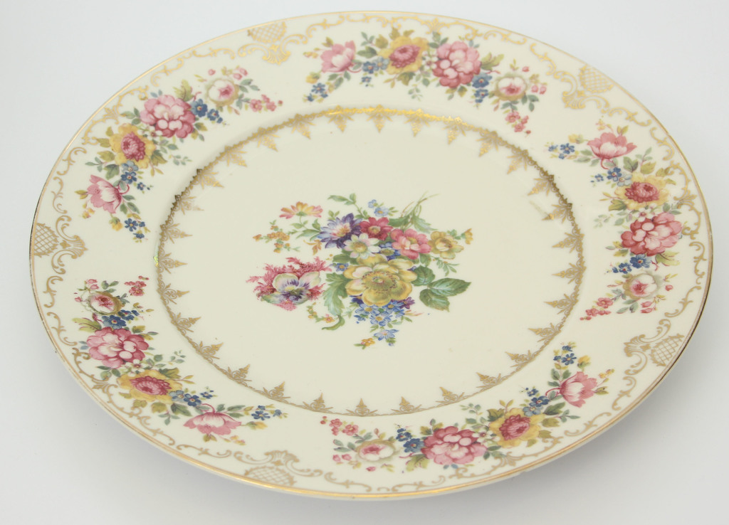 Decorative porcelain plate 'Flowers'