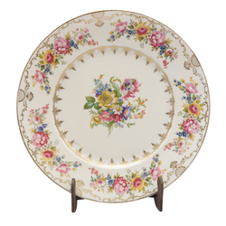 Decorative porcelain plate 'Flowers'