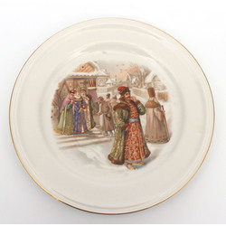 Decorative porcelain plate 