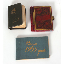 Three miniature albums