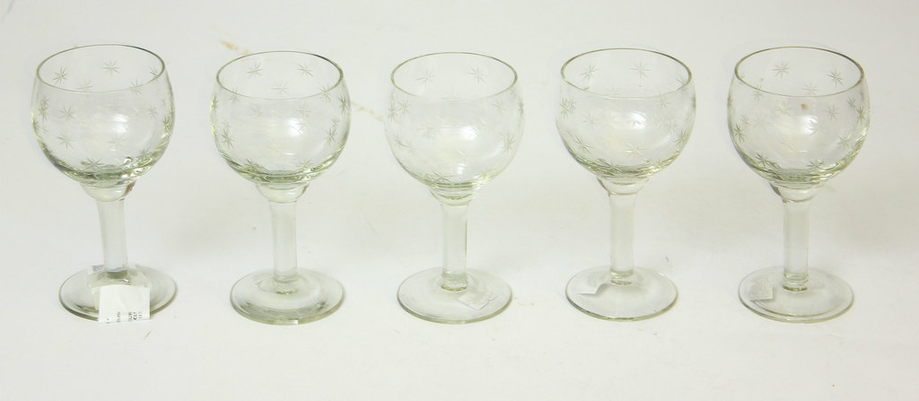  Ilguciems glass glasses (5 pcs)