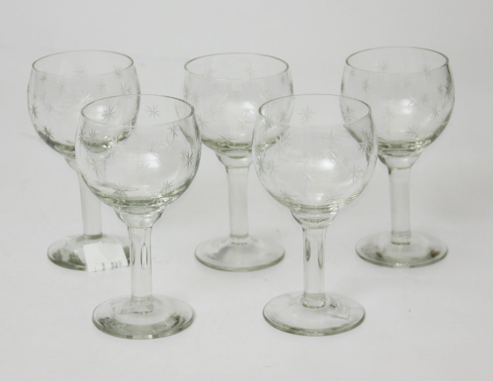  Ilguciems glass glasses (5 pcs)