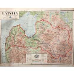 Карта Латвии