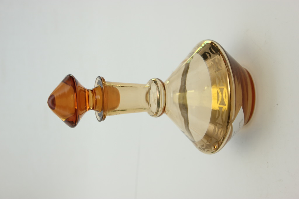  Colored glass carafe with gilding