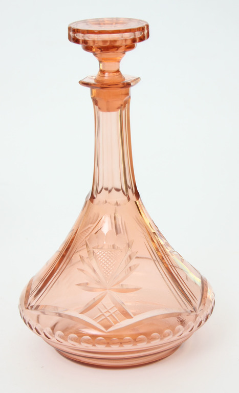 Decanter from colored glass