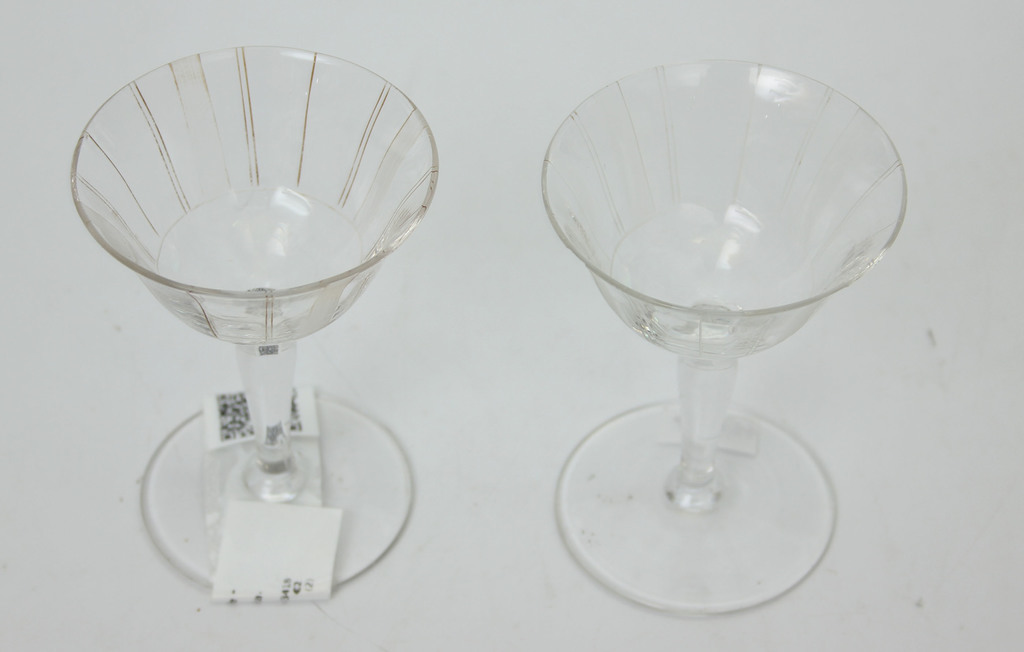 Ilguciems glass factory  glass glasses (2 pcs)