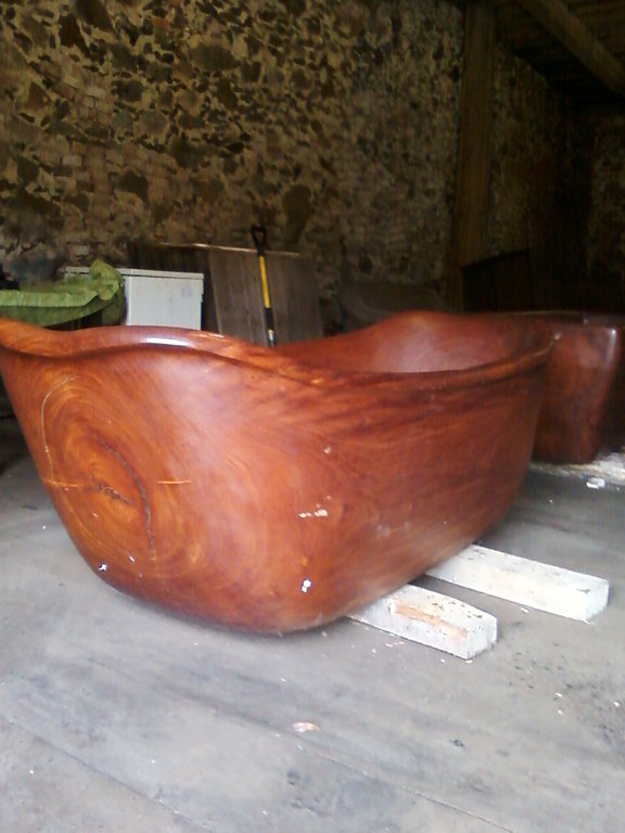 Набор для ванной из ценных пород дерева
