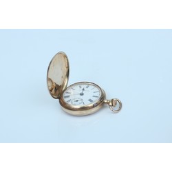 Golden pocket watch 