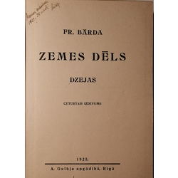 Fr. Bārda, Zemes dēls