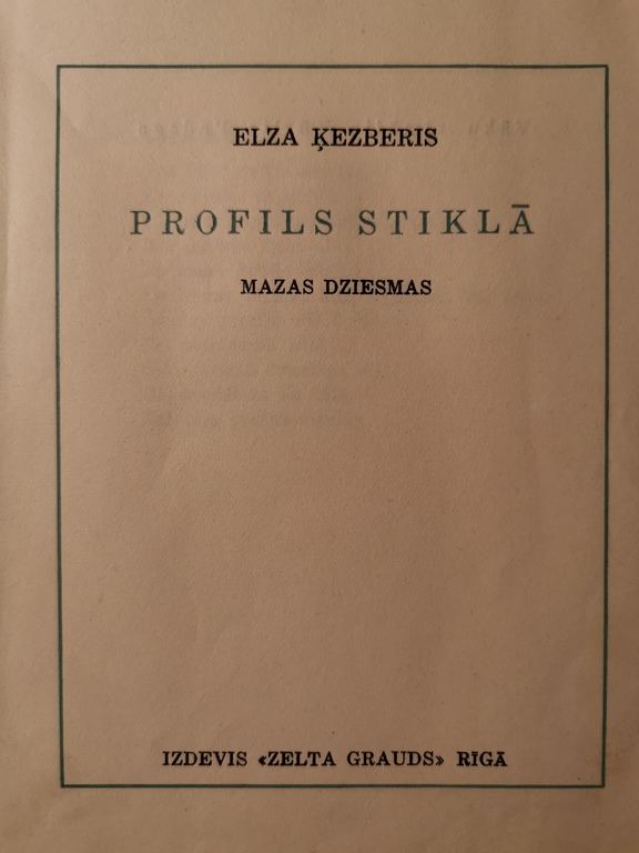 A book with a cover by K. Padegs
