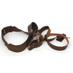 Leather army strap 2pcs.