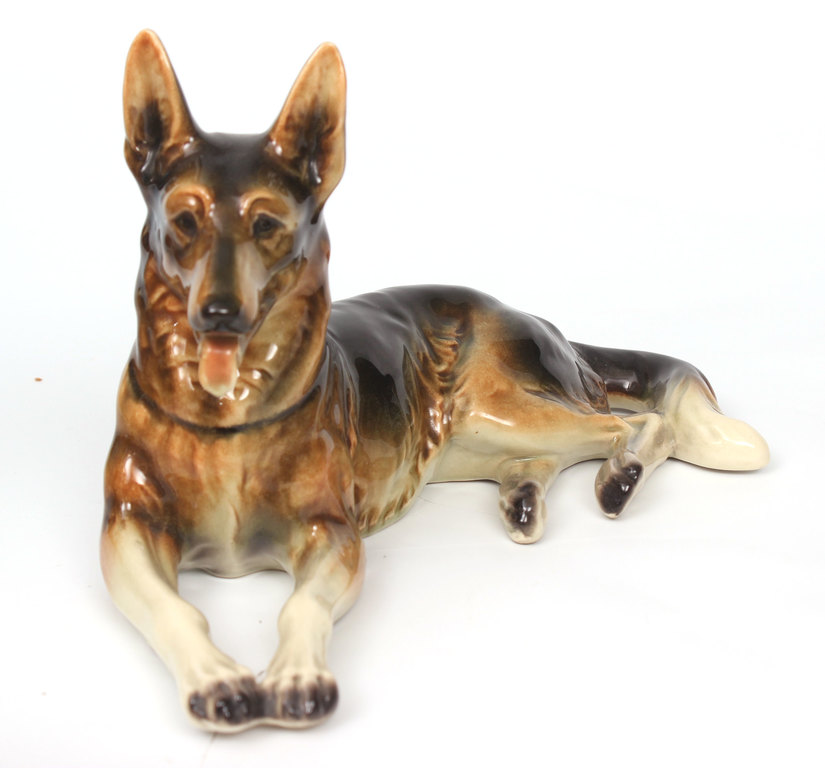 Faience figure Dog