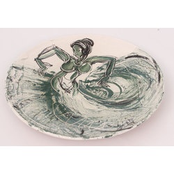 Decorative ceramic plate 