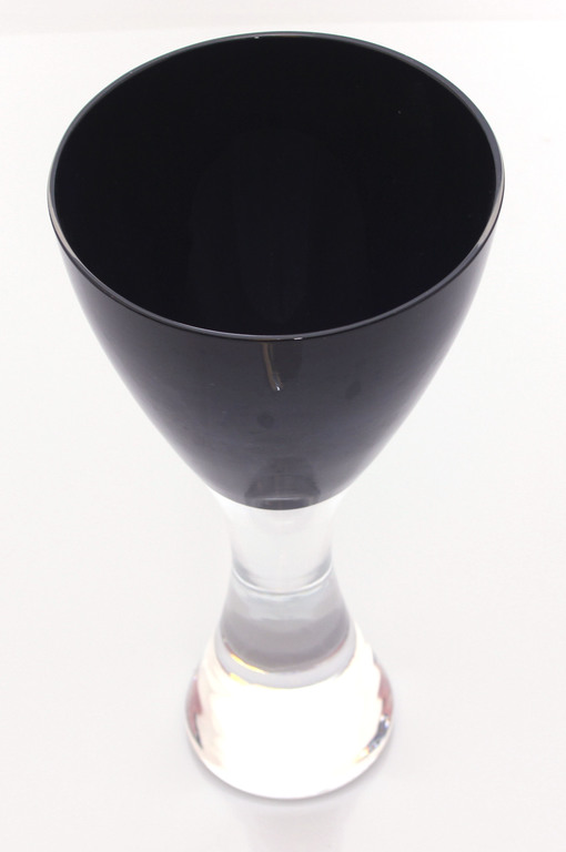 Two-tone glass vase