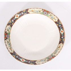 Hand painted porcelain plate