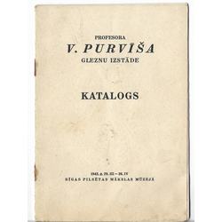 Catalog of V. Purvisa painting exhibition