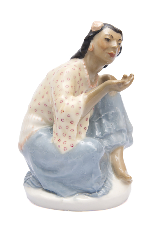 Porcelain figurine Gypsy - Fortune Teller - Art Embassy - Antiques -  Gallery