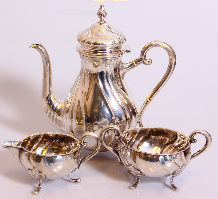 Silver tea set 3 pcs.