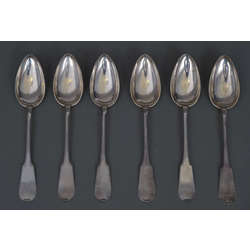 Silver spoons (6 pcs)