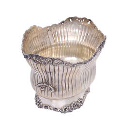 Silver fruit bowl