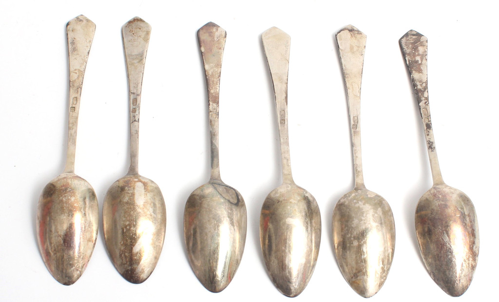 Silver spoon set (6 pcs.)