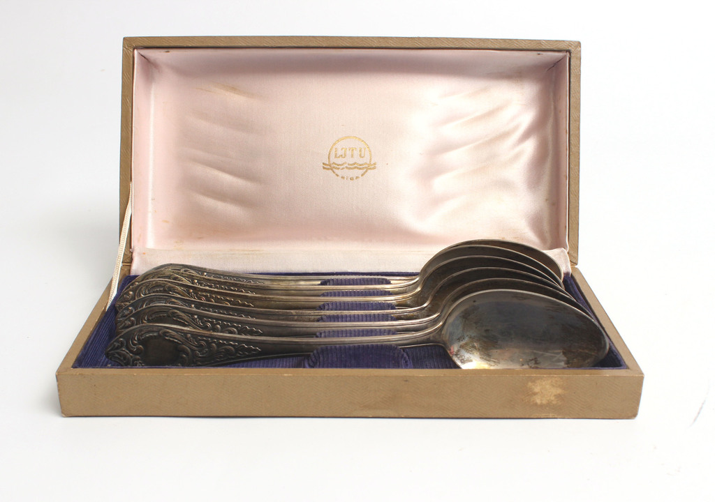 Silver tablespoon set (6 pcs.)