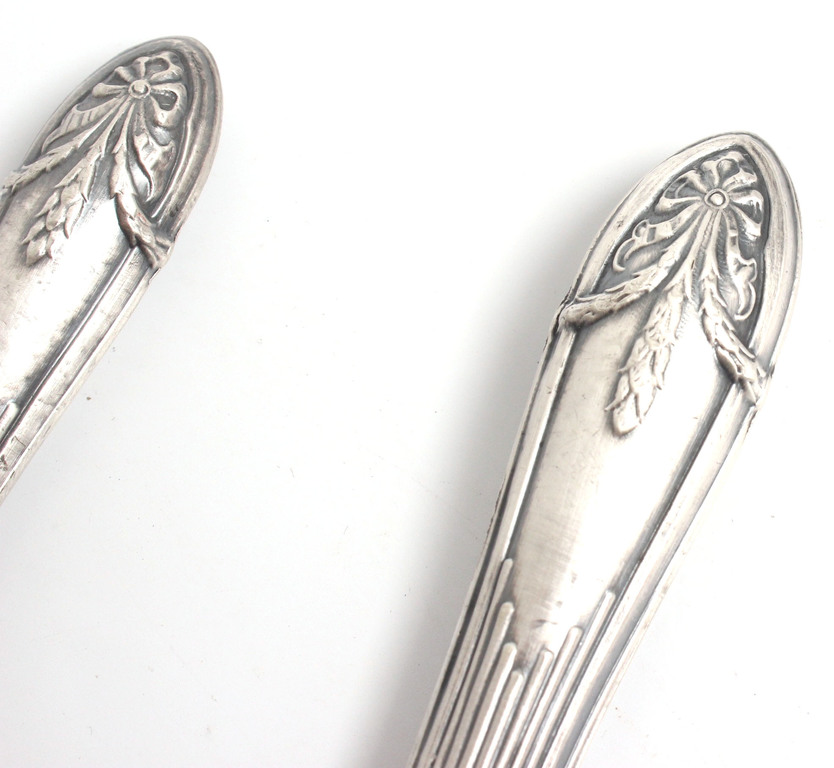 Silver set - fork and knife (2 pcs.)
