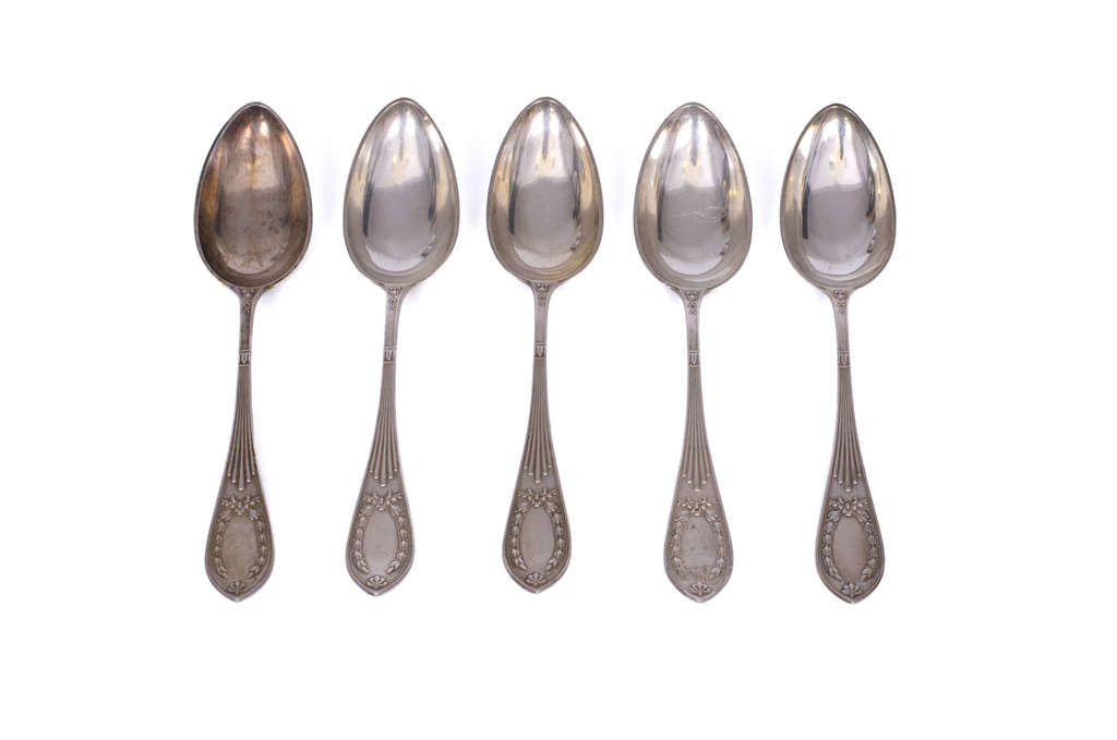 Silver spoons (5 piec.)