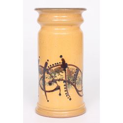 Ceramic clay vase
