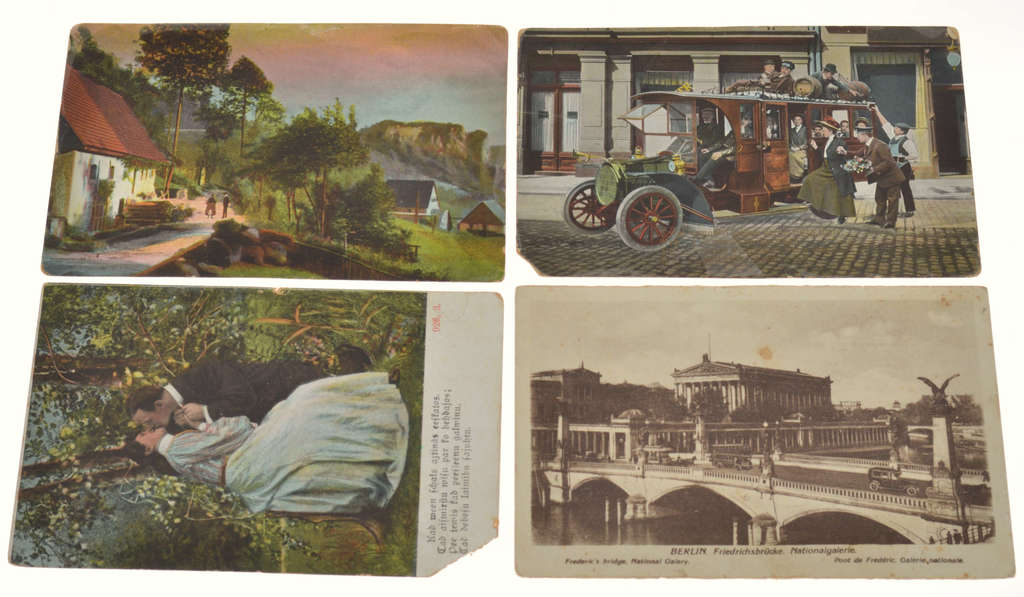 Different postcards (4 pcs.)