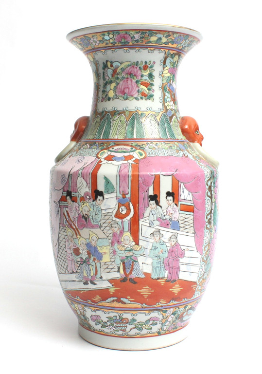 Decorative porcelain vase