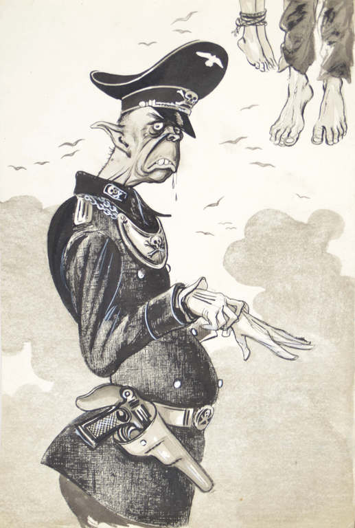 Caricature about the German army