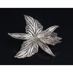 Silver Art Nouveau brooch 