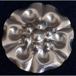 Silver Art Nouveau brooch