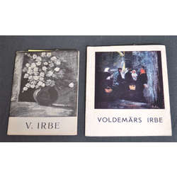 Catalogs of exhibitions of Voldemārs Irbe's works of art (2 pcs.)