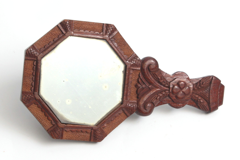 Mirror in a wooden frame