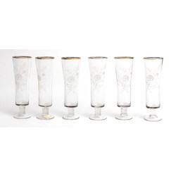 Set of glass glasses 6 pcs.