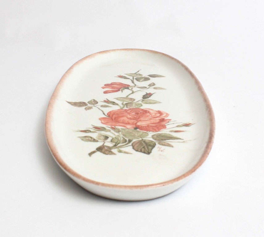 Porcelain wall decor / plate 