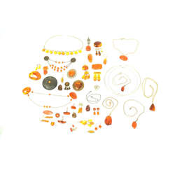 Various amber products