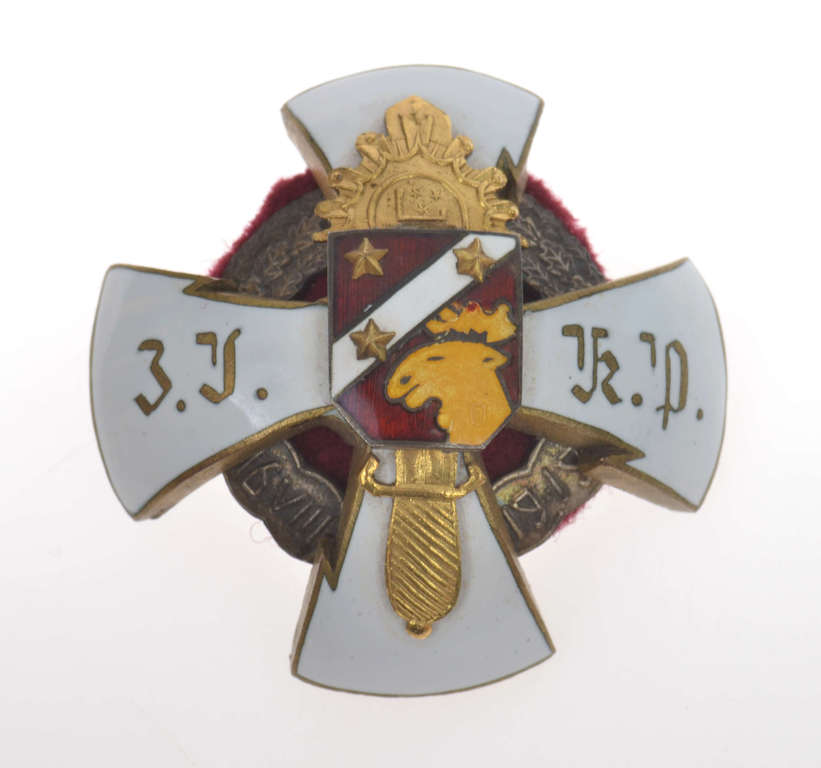 Badge of the Jelgava Infantry Regiment