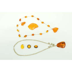 Set of various amber products (5 pcs.)