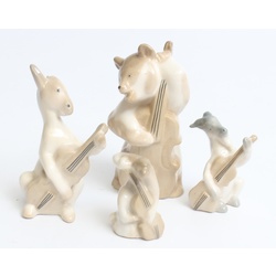 Porcelain figurines 4 pcs. 