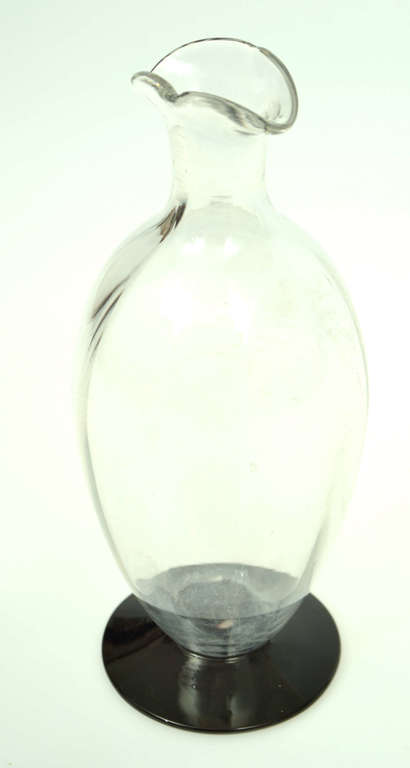 Two-color glass vase
