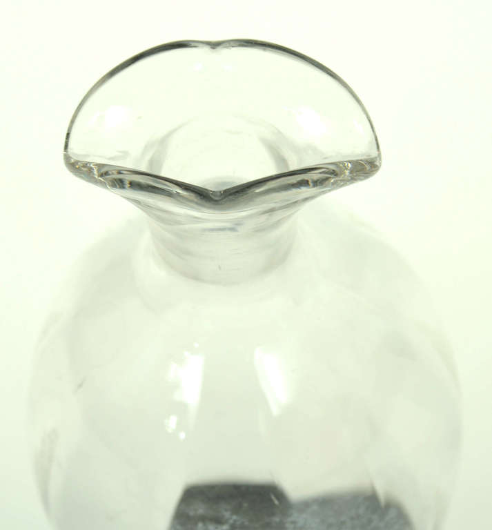 Two-color glass vase