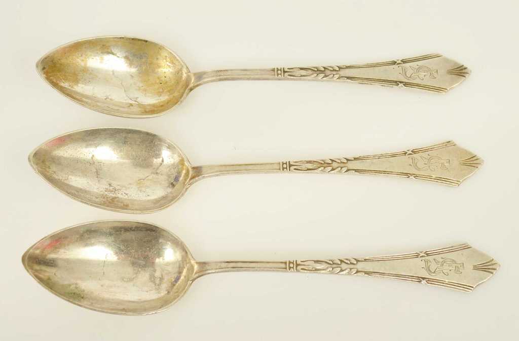 Silver soup spoons 3 pcs.