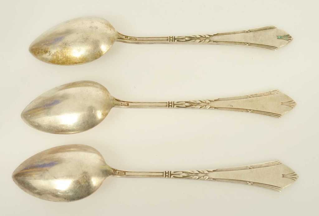 Silver soup spoons 3 pcs.