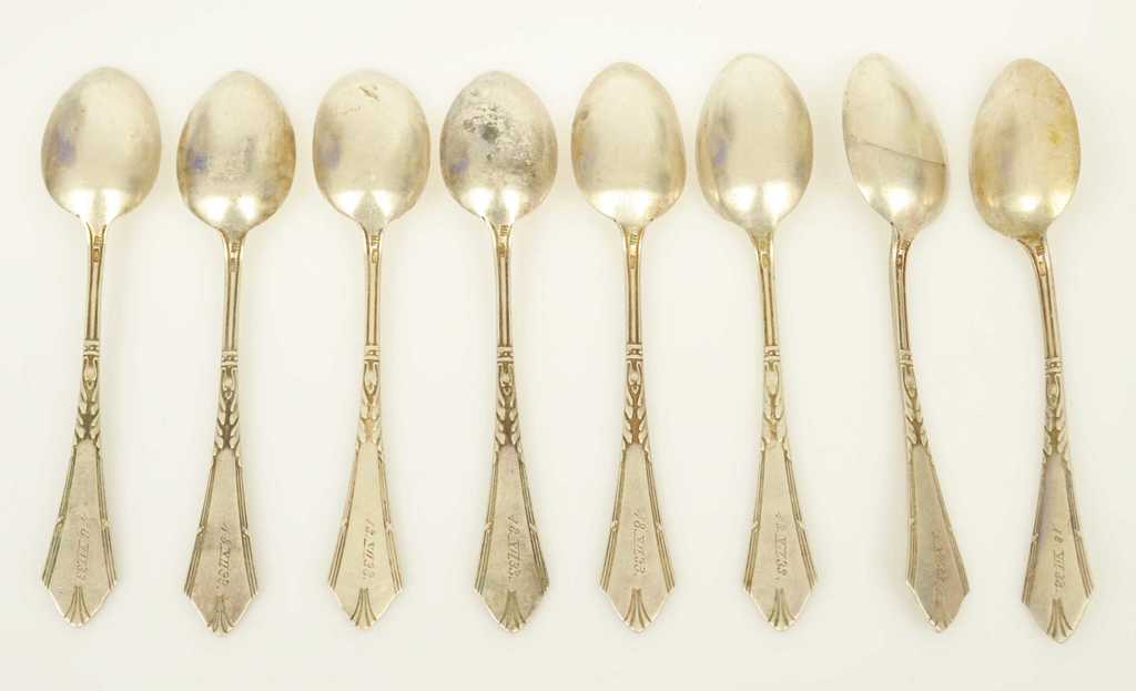 Silver spoons 8 pcs.