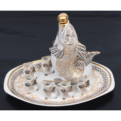 Porcelain liqueur set